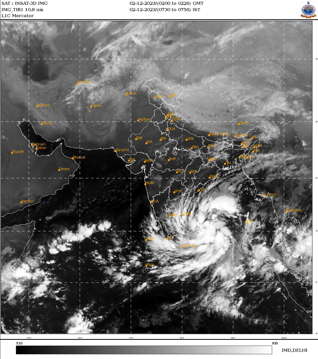 Cyclone Michaung 2023
